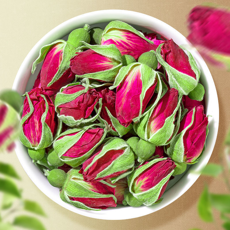 Premium Rose Bud Tea 250g Select Red Rose Flower Buds for Women's Health