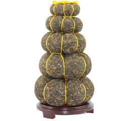 HelloYoung 5 Layers Pumpkin Gourd Type Craft Pu'er Gift Tea Yunnan Pu-erh Green Tea 3000g
