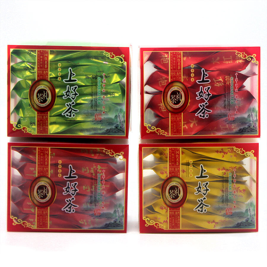 HelloYoung JinJunMei Zheng Shan Xiao Breed Black Tea Dahong Pao Oolong Jasmine Tea Bags 40g