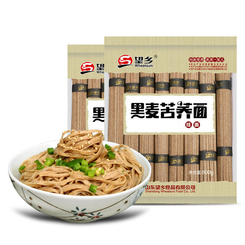 HelloYoung Triticale Soba Noodle Triticale&Tartary Buckwheat Noodle Low Fat Sugar Salt 800g