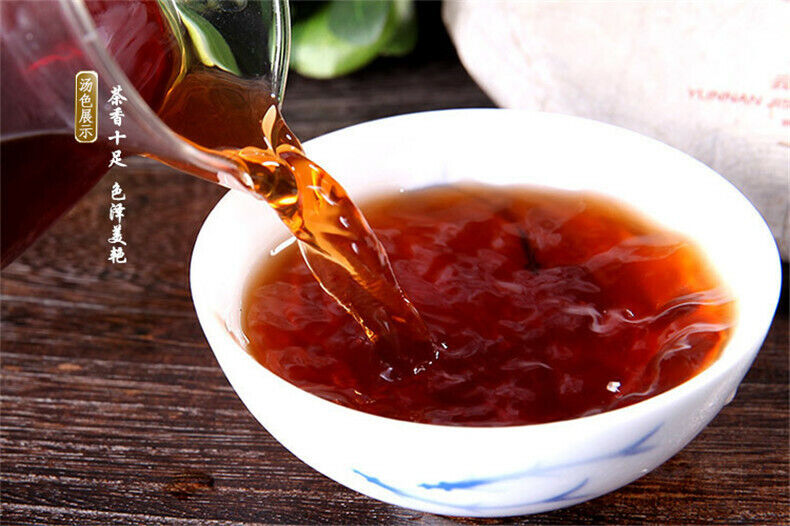 HelloYoung Laobangzhang Black TeaYunnan Cooked Pu-Erh Tea Cake Pu-Erh Tea Ancient Tree 357g