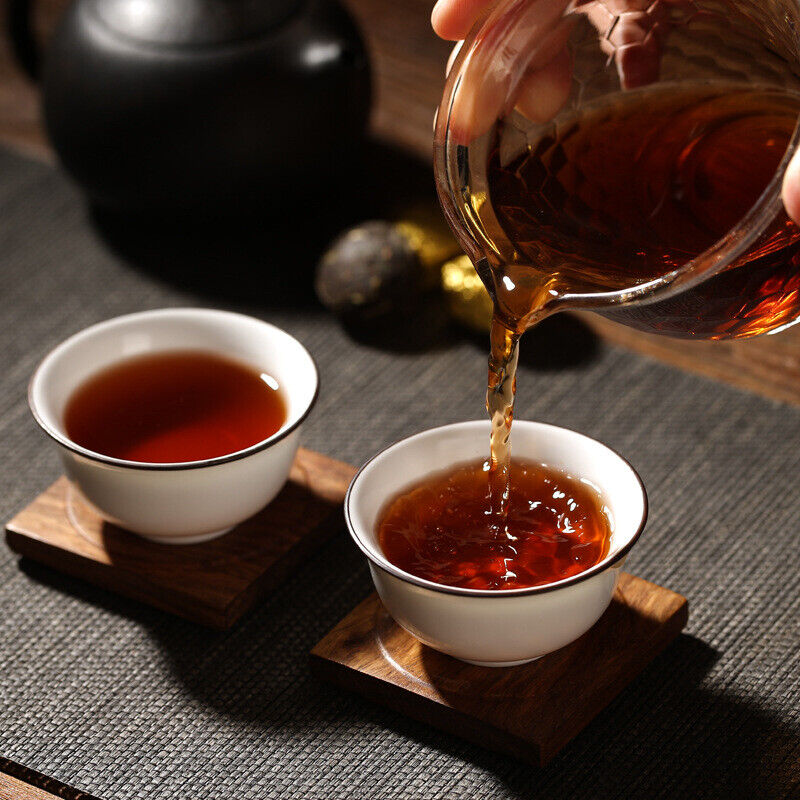 HelloYoung Yunnan Puerh Tea Ripe Tea Tuo Tea Glutinous Rice Fragrance Tuo Tea 1000g/2.2lb
