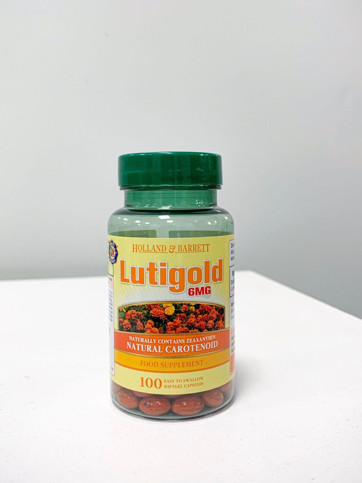 HB Holland Barrett Adult Lutein Capsules 100 Capsules 6mg