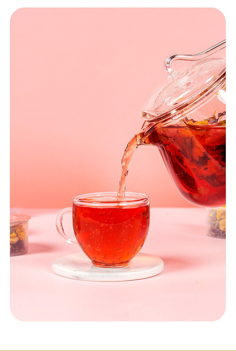 HelloYoung Rose Jasmine Luo Shen Tea Rose Eggplant Flower Tea Canned Health Tea Vital Tea