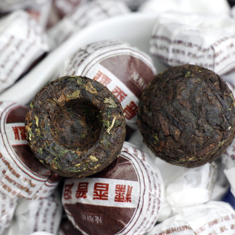 HelloYoung 500g Dai Jia Nuoxiang Tuo Tea Yunnan Pu'er Ripe Tea Nuoxiang Tuo Mini Tuo Tea