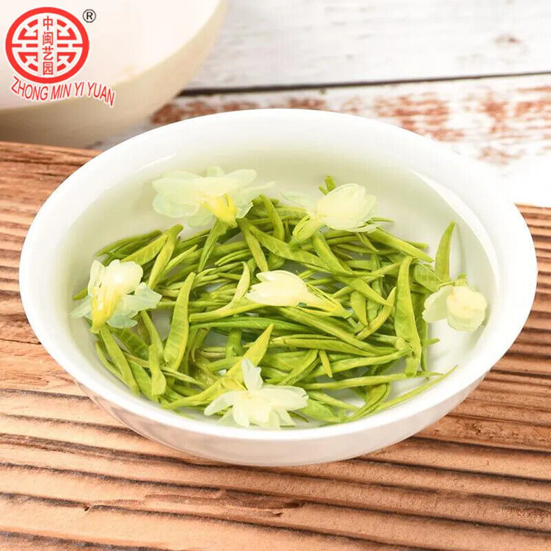 HelloYoung New Jasmine Tea Canned Natuiral Organic Jasmine Drago Pearl  Longzhu 125g