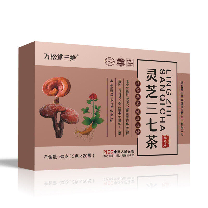 Ganoderma Lucidum Panax Ginseng Tea Chrysanthemum Sanqi Lingzhi Bag Tea 60g