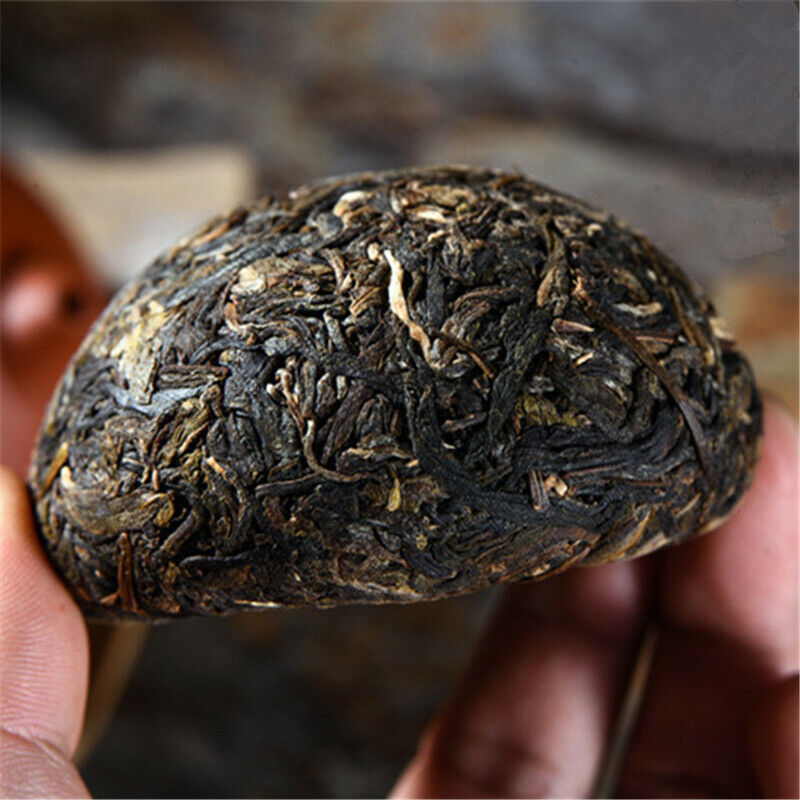 HelloYoung Cha Puerh Tea Cakes Old Pu-erh Tea Tree Puer Tea Yunnan Shen Pu'er Tea Cake 100g