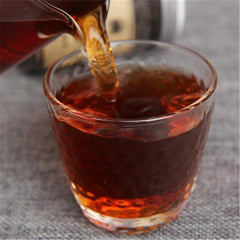 HelloYoung Small Canned Puer Ripe Tea Organic Black Tea Healthy Drink Yunnan Pu Erh Tea 80g