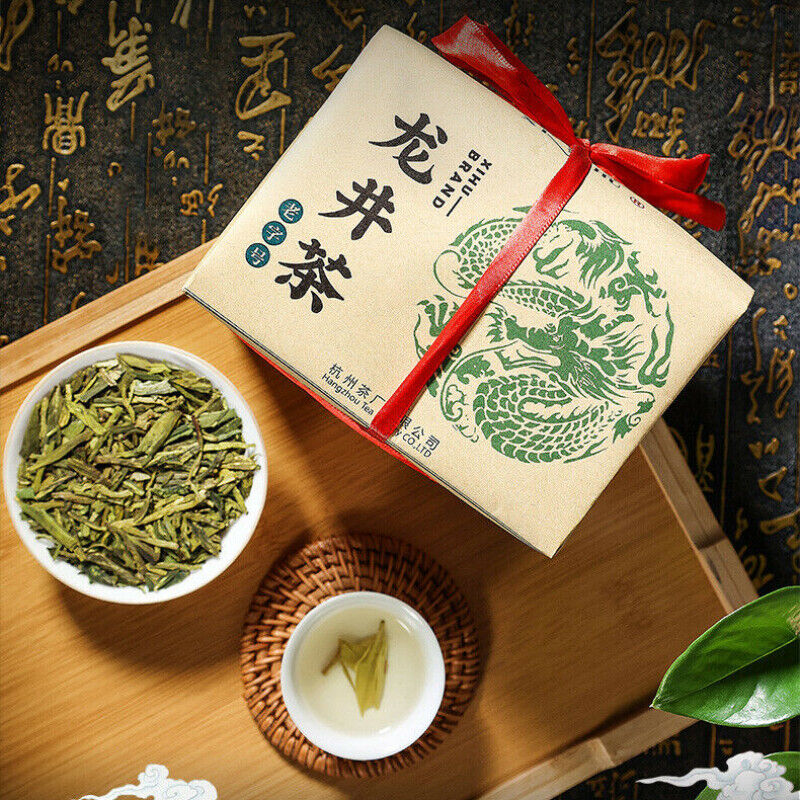 HelloYoung 200g Yu Qian * Chinese Xi Hu Longjing Tea Long Jing Spring Dragon Well Green Tea