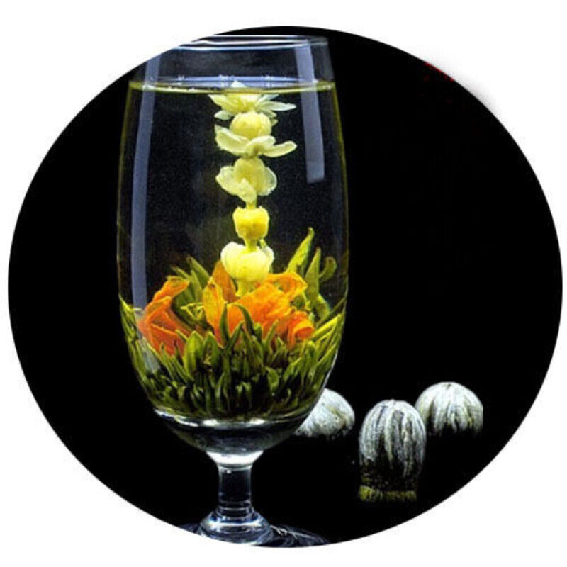 HelloYoung Chinese Blooming Flower Tea Handmade Flower Tea Ball Ecology Herbal Tea 20 Pcs