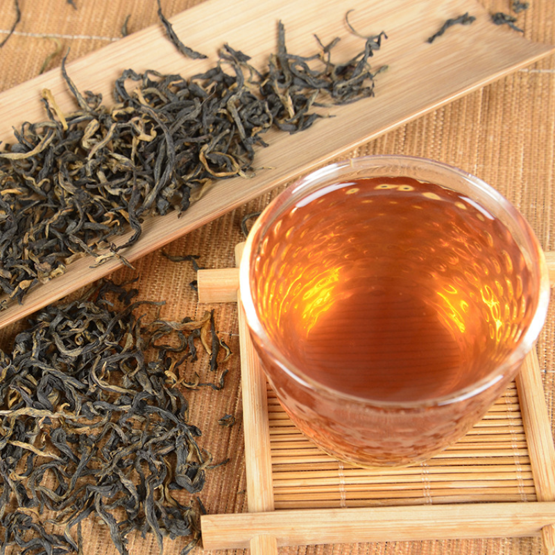 HelloYoung 500g Yunnan Fengqing Dian Hong Mao Feng Ancient Tree Dian Hong KungFu Black Tea