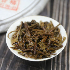 HelloYoung Mengku Rongshi Big Leaf Puerh Tea Top-grade "Da Ye Qing Bing" Cha Puer Tea 500g