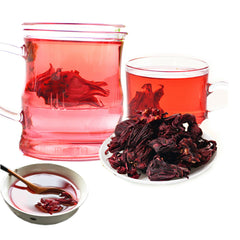 HelloYoung Leaves Sour Plum Soup Rose Dried Flower Tea Roselle Tea Rose Luoshen Flower Tea