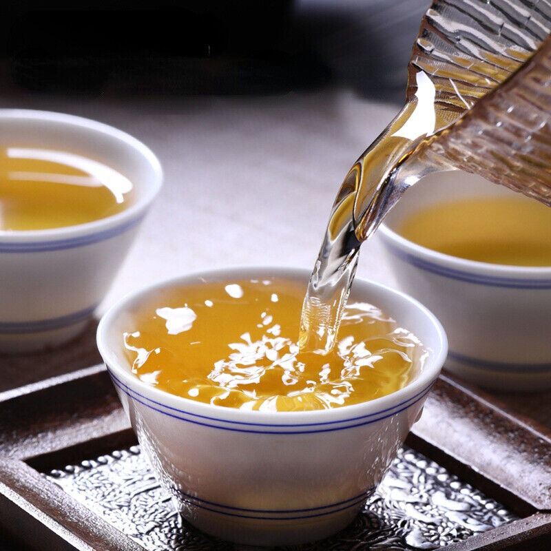 HelloYoung 200g Big Leaf Weight Loss Healthy Drink White Tea Cake Top Yunnan Old White Tea