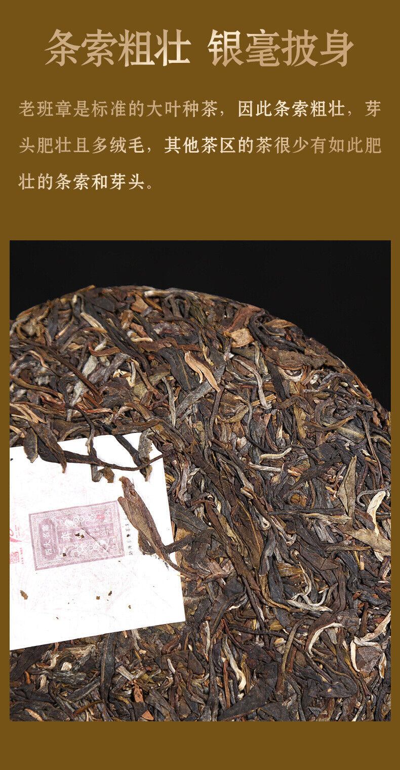 Seventh Cake Tea Spring Tea Banzhang Aged Tea Puerh Tea Raw Tea 357g