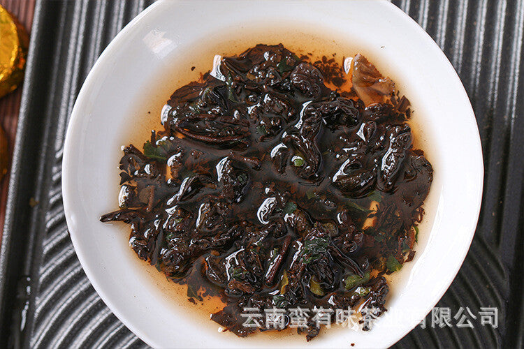 Yunnan Puerh Tea 15# Glutinous Fragrance Small Tuo Tea Ripe Tea Mini Tuo Tea