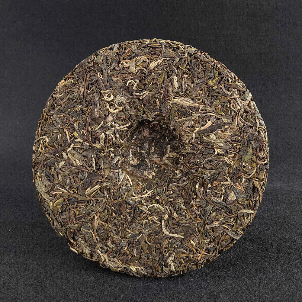 HelloYoung 357g Yunnan Pu-erh Raw Tea Cake Brown Sweet Tea Seven Seed Cake Tea