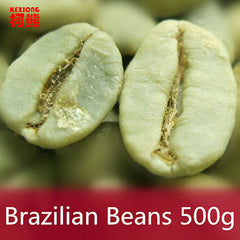 HelloYoung500g Brazil Green Coffee Beans 100% Original High Quality Green Slimming Coffee