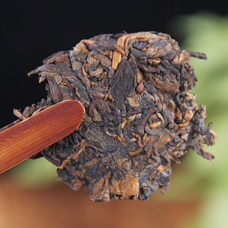 HelloYoung100g/pc, high quality ripe pu erh Tea Meng Hai old puer tea tree Old tea tree material tea