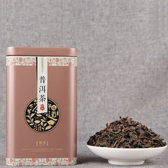 HelloYoung Yunan Pu Erh Tea Bamboo Canned Package Black Tea Loose Leaf Ripe Puer Tea 100g