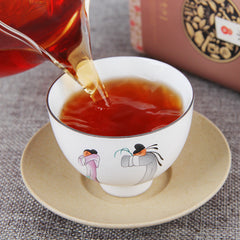 HelloYoung Yunan Pu Erh Tea Bamboo Canned Package Black Tea Loose Leaf Ripe Puer Tea 100g