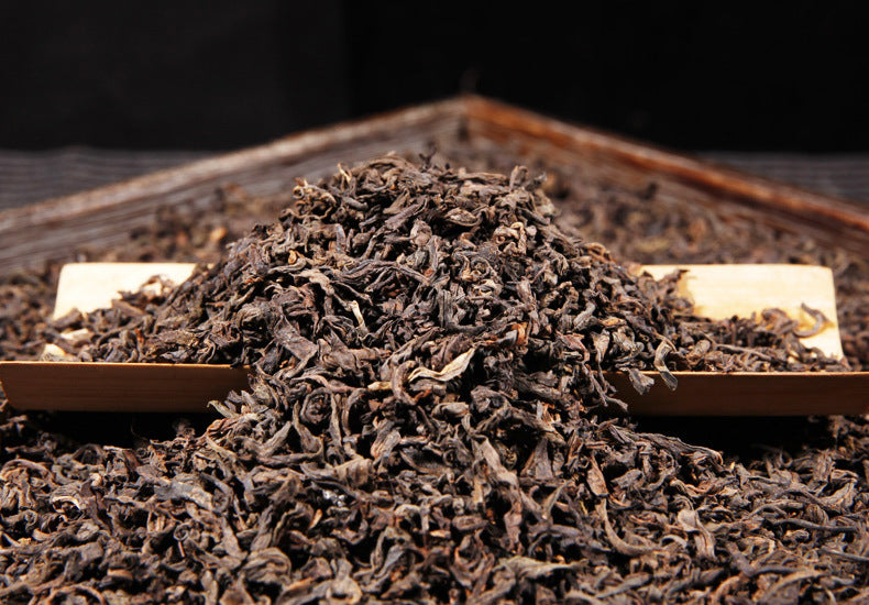 HelloYoung Ripened Puerh Tea Yunnan Black Puer Tea China Bulk Cooked Pu-erh Tea Loose Leaf