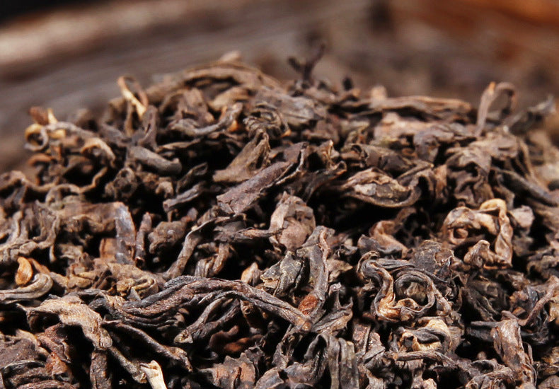 HelloYoung Ripened Puerh Tea Yunnan Black Puer Tea China Bulk Cooked Pu-erh Tea Loose Leaf