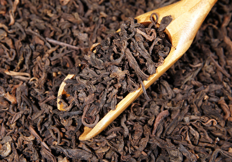 HelloYoung Ripened Puerh Tea Yunnan Black Puer Tea China Bulk Cooked Pu-erh Tea Loose Leaf