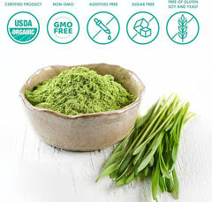 HelloYoung Imported Unsweetened Premium Organic Barley Grass Powder 250g Non-GMO, Finely Ground Whole Dried Young Leaves, Pure, Kosher