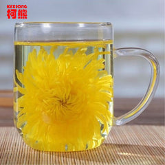 HelloYoung A Large Cup of Natural Herbal Tea In Summer Gold Huang Ju 4 Pieces Chrysanthemum