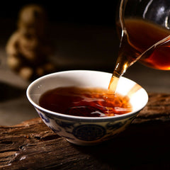 HelloYoung Puerh Tea Black Tea Cooked Tea  Healthy Food Red Shu Cha China Yunnan Tea 500g