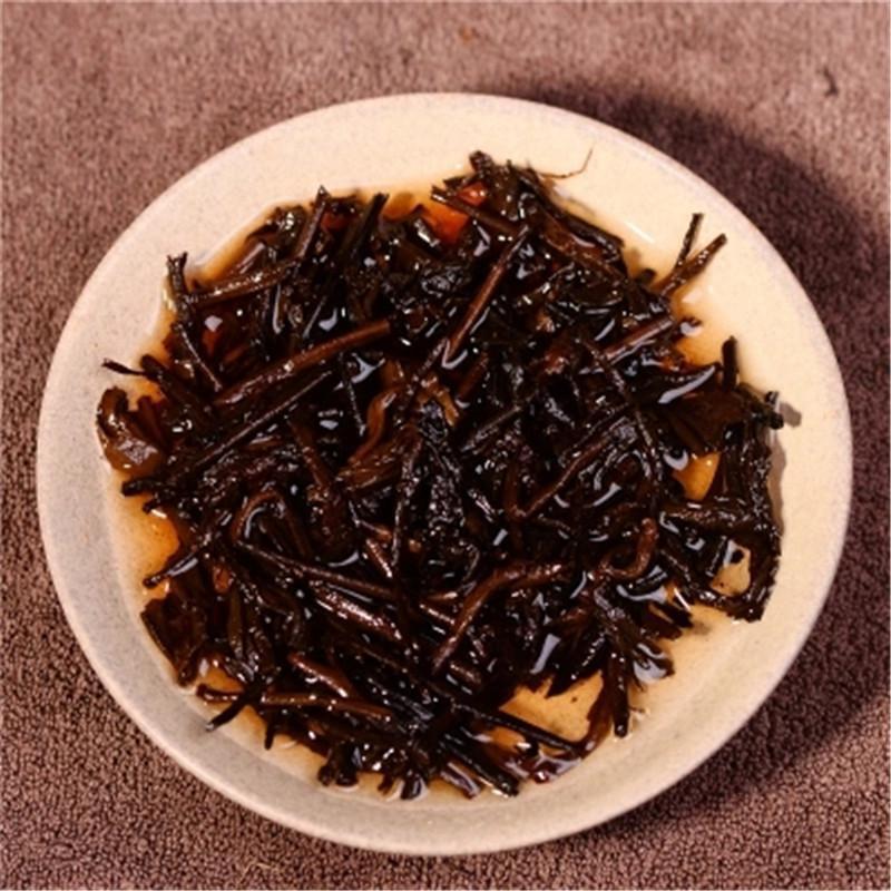 HelloYoung Cooked Pu'er Tea Shu Pu'er Brick Top-Grade Old Pu-erh Tea Class Puerh Tea 200g