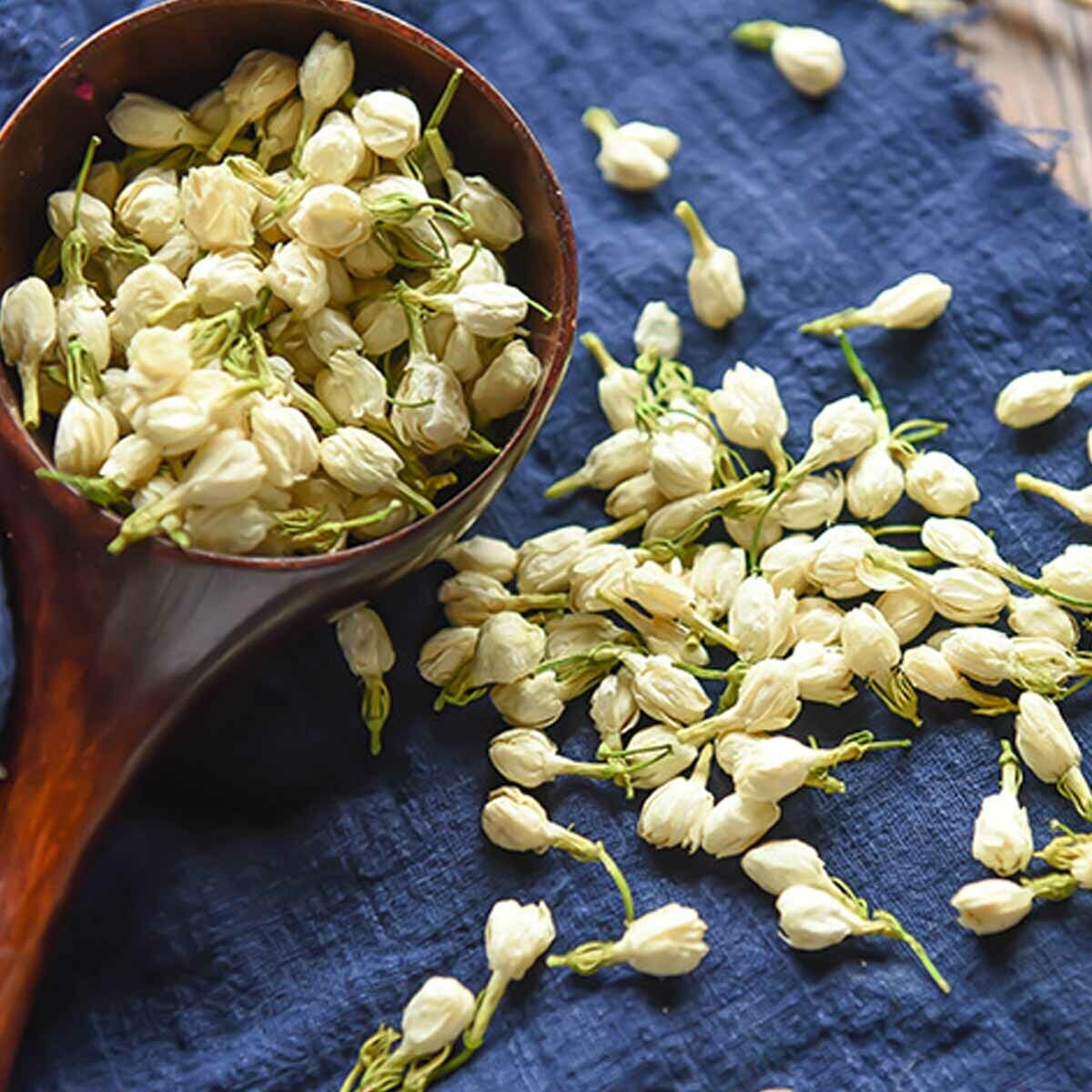 HelloYoung Dried Jasmine Bud Non Aromatic New Weight Loose High Quality Jasmine Flower Tea