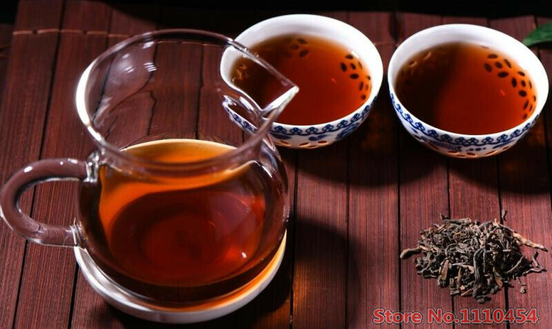 HelloYoung Healthy Drink Ripe Puerh Black Tea loose Leaf Top Grade Yunnan Pu-erh Tea 200g
