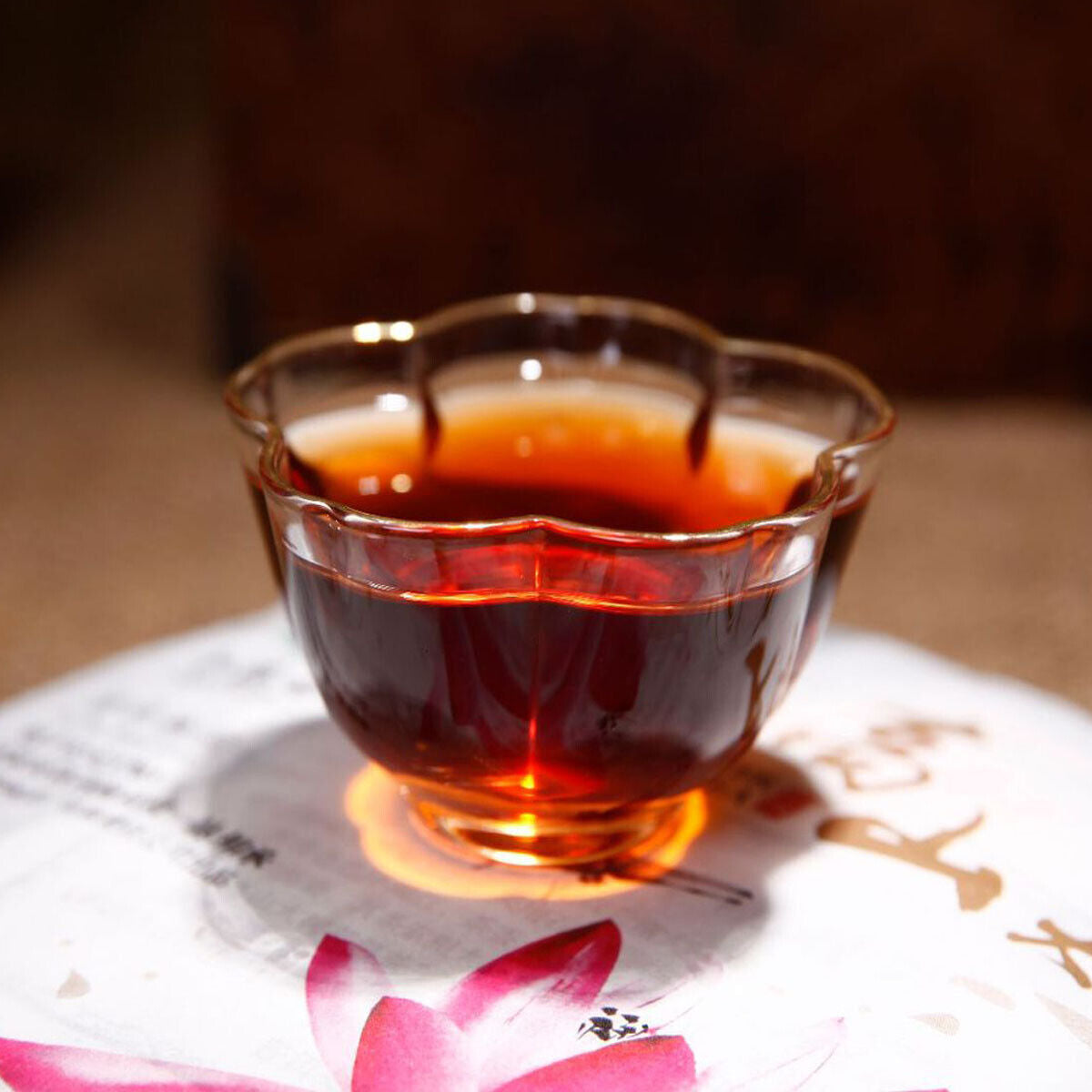 HelloYoung China Yunnan Mountain Big Tree Health Care Puerh tea Black Tea Cooked Tea 357g