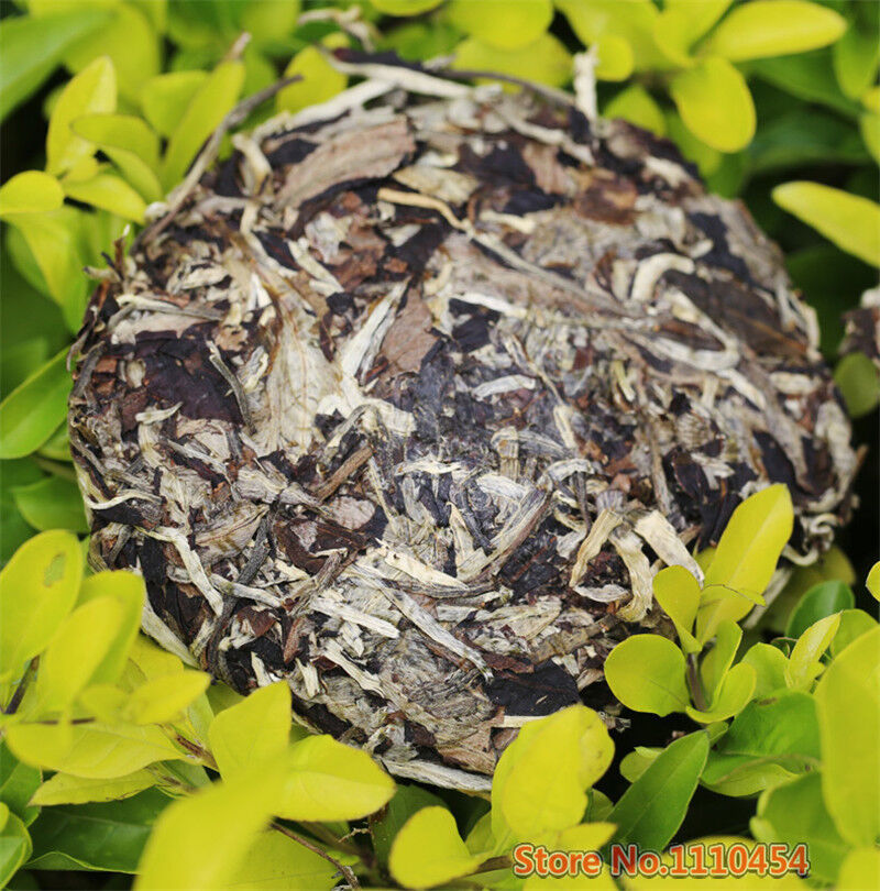 HelloYoung Puerh Tea Old Three Puer Caicheng Fragrant White Moonlight Cha Pu-erh Tea 100g
