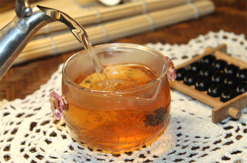 HelloYoung Yunnan Chagao Ecology Old Trees Ripe Puerh Cha Gao Pu erh Tea Brick 14g/20pcs