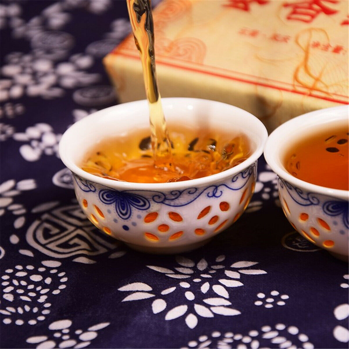 Yunnan DianHong Brick Fengqing Dian Hong Compressed Tea Black Tea Red Tea 250g