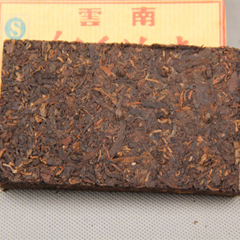 HelloYoungChina 5pcs*100g Pu-erh Black tea cakes natural cooked tea manufactured old tea