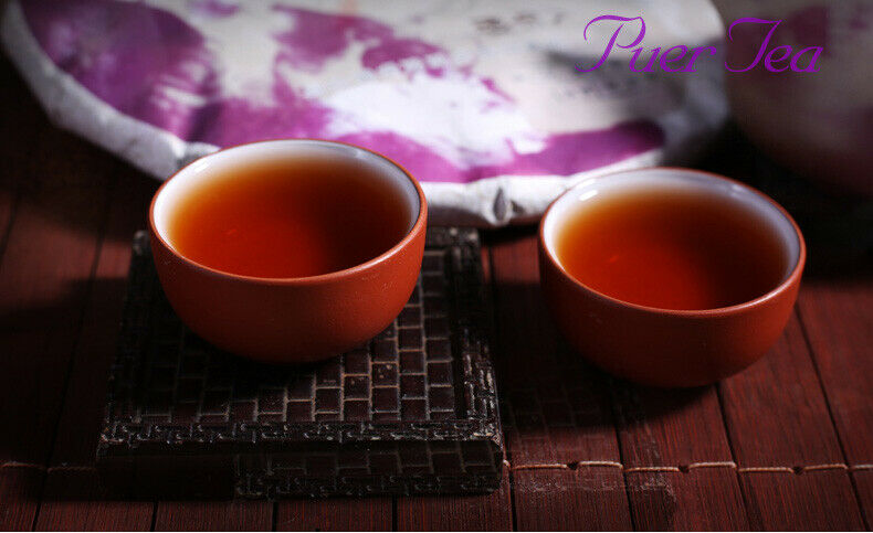 HelloYoung Pu-Erh Tea Ripe Tea Yunnan Purple Bud Puer Old Tree Pure Material Black Tea 357g