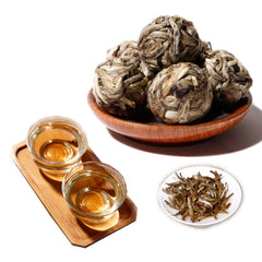 HelloYoung Yunnan Pu-erh Tea Raw Tea Mini Dragon Ball White Silver Needle Health Green Food