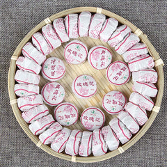 HelloYoung Healthy Care Mini Tuo Tea Rose Ripe Puerh Tea Chinese Yunnan Cooked Black Tea