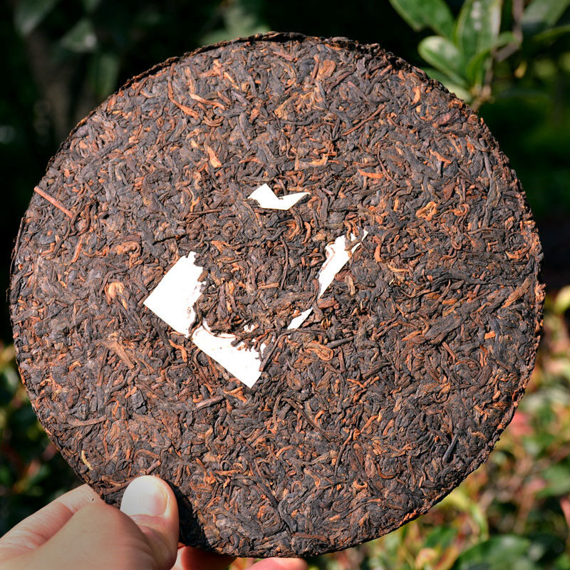 HelloYoung T8663 Xiaguan Jinbang Series Ripe Puer Cake Black Tea Pu erh Tea Cooked Tea 357g