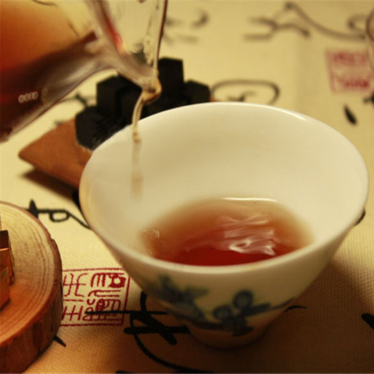 HelloYoung Cream Ripe Shu Cha Gao Yunnan Chinese Health Care Tea Puer Tea Pu erh Tea 20 Pcs