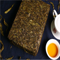 HelloYoung Hunan Anhua Bai Sha Xi Black Tea Dark Tea Golden Flower Fu Zhuan Black Tea 750g
