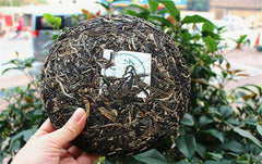 HelloYoung 357g Yunnan Raw Puer Tea Cake Sheng Pu-erh Tea Bingdao Old Tree Green Tea Health