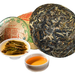 HelloYoung Puerh Tea Raw Tea Early Spring Ancient Tree Health Care Chinese Green Food 250g