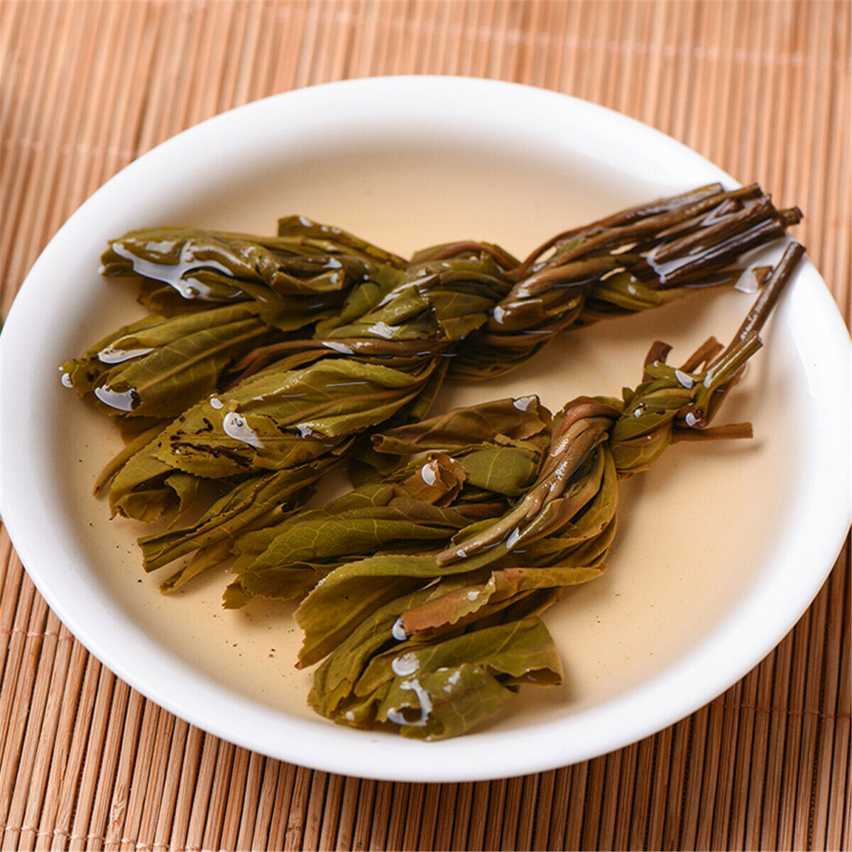 HelloYoung Yunnan Snowy Handmade Plait  Puer Tea Raw Pu-Erh Tea Healthy Food Puer Green Tea