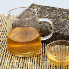 HelloYoung Chinese High Quality Sheng Pu-erh Brick Green Food Cha Puer Old Tree Tea 1kg